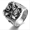 Silver Handmade Biker Harley-Davidson Motorcycle Ring